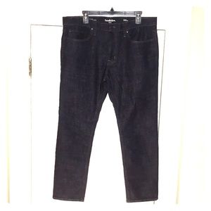 Dark wash men’s jeans